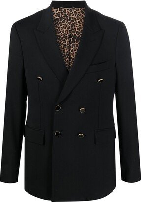 PT Torino Double-Breasted Wool Blazer-AA