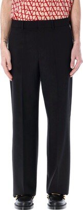 High Waist Tailored Trousers-AT