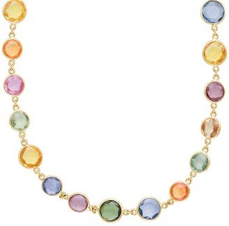 Multicolor Sapphire Necklace-AA