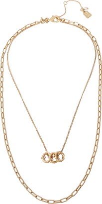 Robert Lee Morris Soho Organic Link Layered Necklace Set