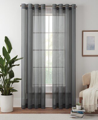 Livia Sheer Voile Grommet Curtain Panel, 54 x 84