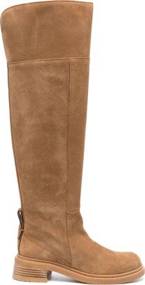 Bonni knee-length suede boots