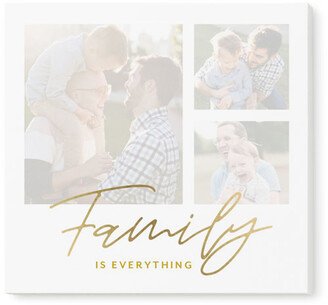 Post-It® Notes: Gold Etched Family Post-It Notes, 3X3, White