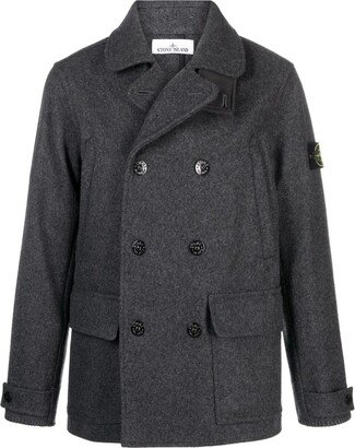 Compass virgin-wool blend peacoat