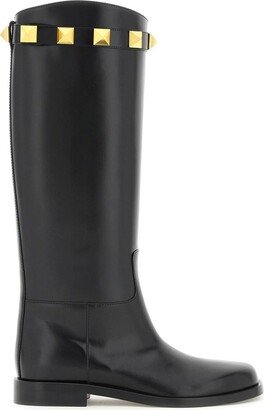 Garavani Rockstud Knee-High Boots