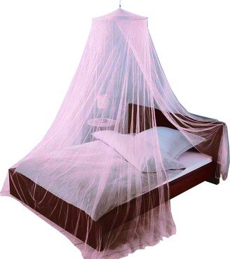 Just Relax Elegant Mosquito Net Bed Canopy Set, Pink, Twin-Full - Pink