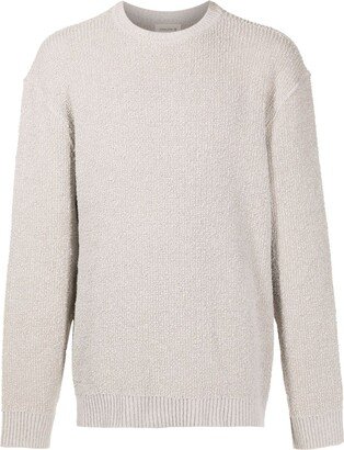 Fine-Knit Round-Neck Jumper