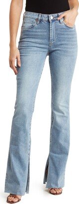 Hoyt Stretch Organic Cotton Mini Bootcut Jeans-AA