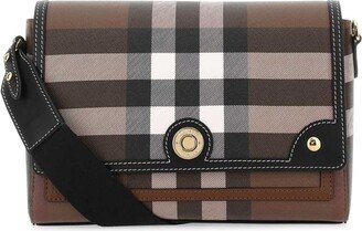 Vintage Check Foldover-Top Shoulder Bag