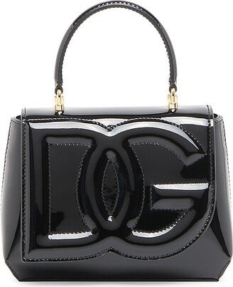 Patent Leather Top-Handle Bag