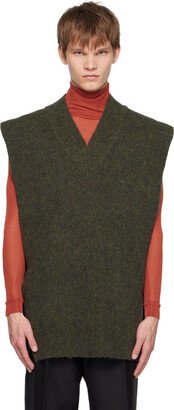 Green V-Neck Vest