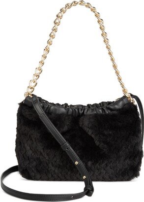 Rennata Faux Fur Clutch Crossbody, Created for Macy's