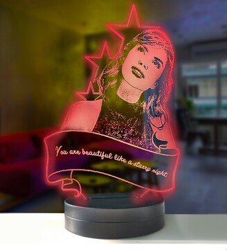 Personalized 3D Illusion Picture Night Light, Custom Photo Lamp, Couple Gifts, Gift, Gift For Girlfriend