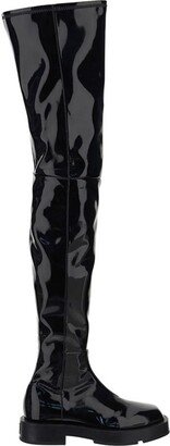 4G Plaque Thigh-High Boots-AA