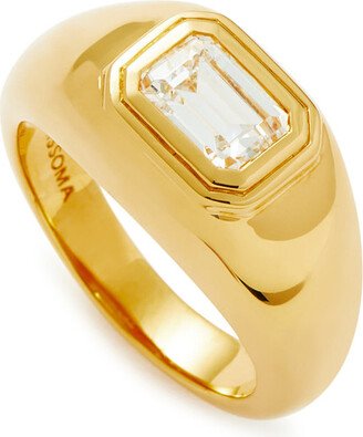 Dome 18kt Gold-plated Vermeil Ring