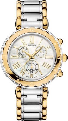 BALMAIN WATCHES Chronograph Two-Tone Bracelet Watch, 38mm