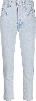 Niliane high-waisted cropped jeans