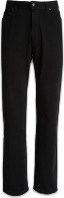 Logo Embroidered Straight Leg Pants-AA