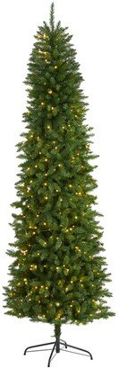 Slim Mountain Pine Artificial Christmas Tree with 350 Clear Led Lights