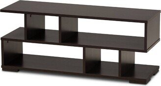 Arne Wood TV Stand for TVs up to 32 Dark Brown