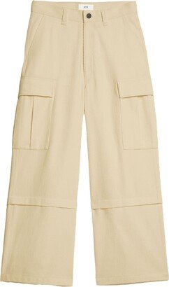 Wide-Leg Cargo Trousers-BH