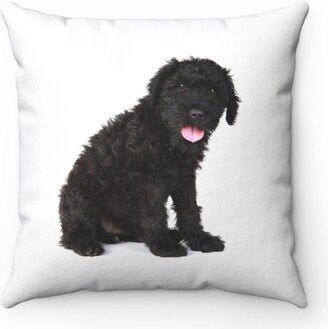 Russian Terrier Puppy Pillow - Throw Custom Cover Gift Idea Room Decor