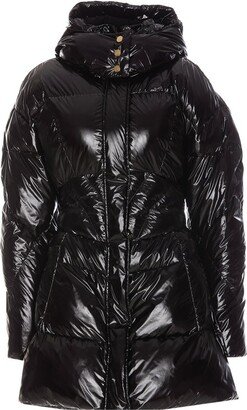 Long Sleeved Hooded Puffer Coat