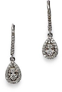 Diamond Drop Earrings in 14K White Gold, .50 ct. t.w. - 100% Exclusive