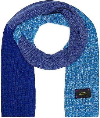 Waste Yarn Project Mimi Scarf in Blue