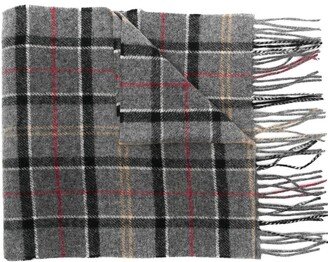 Fringed Tartan Lambswool Scarf