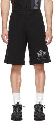 Black Jersey 'Unicorn' Shorts