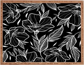 RosebudStudio Stillness Large Rectangle Bamboo Tray