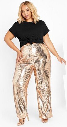 Women's Plus Size Pant Kendall - Gold - 14W