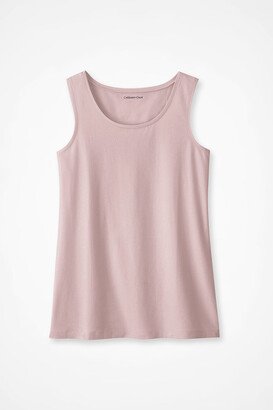 Women's Love-the-Length Tank Top - Pale Gardenia - PS - Petite Size