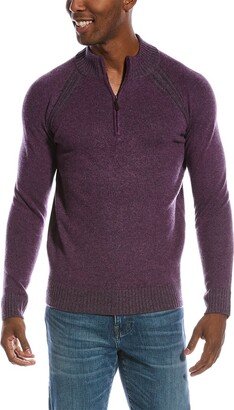 Plaited Cashmere Mock Sweater-AM