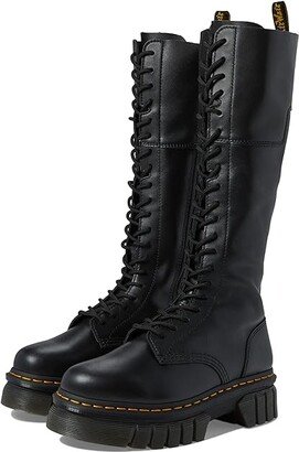 Audrick 20-Eye Boot (Black Nappa Lux) Women's Shoes