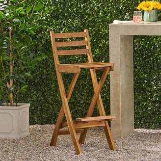 Tundra Outdoor Wood Barstool by 21.50