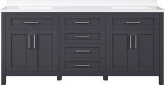 Tahoe 72 in. Dark Charcoal Vanity