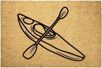 Kayak Doormat Kayaking Door Mat Outdoor Rug Coir Decor Housewarming Home Christmas Summer Gift