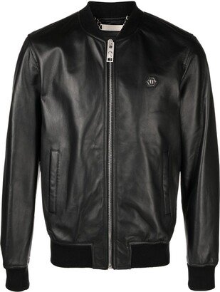 Leather Bomber `Billy` Jacket