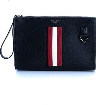 Makid Logo Plaque Wrist Strapped Clutch Bag