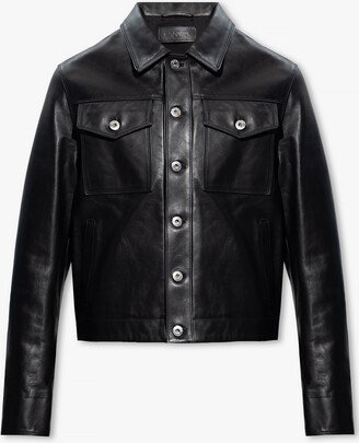 Leather Jacket - Black-AL