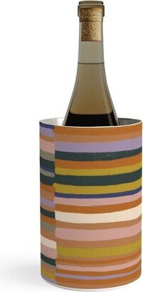 Gigi Rosado Brown striped pattern Wine Chiller