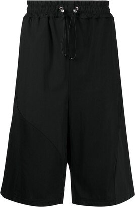 TEAM WANG design Elasticated Track Shorts