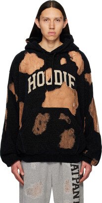 Black Ripped Off Hoodie