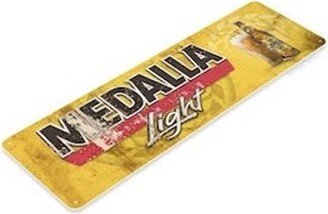 Medalla Light Tin Sign Inch Brewing Brewery Advertisement Bar Pub Lounge Garage Ad Puerto Rico Cervecera De Pan American