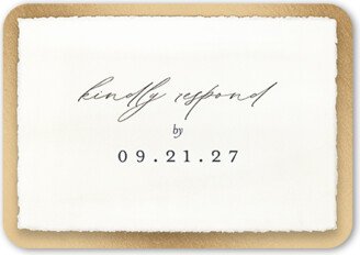 Rsvp Cards: Unforgettable Union Wedding Response Card, White, Signature Smooth Cardstock, Rounded