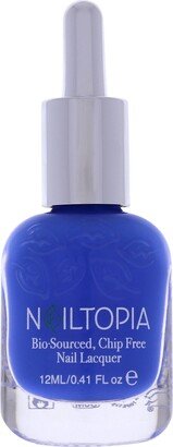 Bio-Sourced Chip Free Nail Lacquer - Indigo To Ibiza by Nailtopia for Women - 0.41 oz Nail Polish