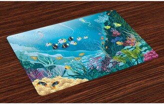 Fish Place Mats, Set of 4