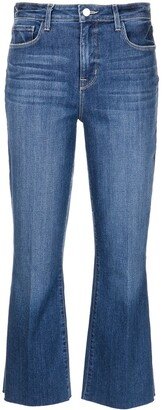 Kendra cropped flare jeans